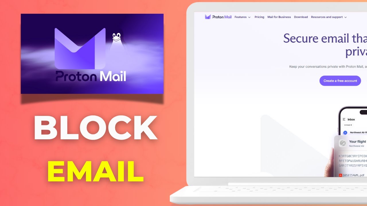 Как включить блокировку отслеживания электронной почты в Proton Mail