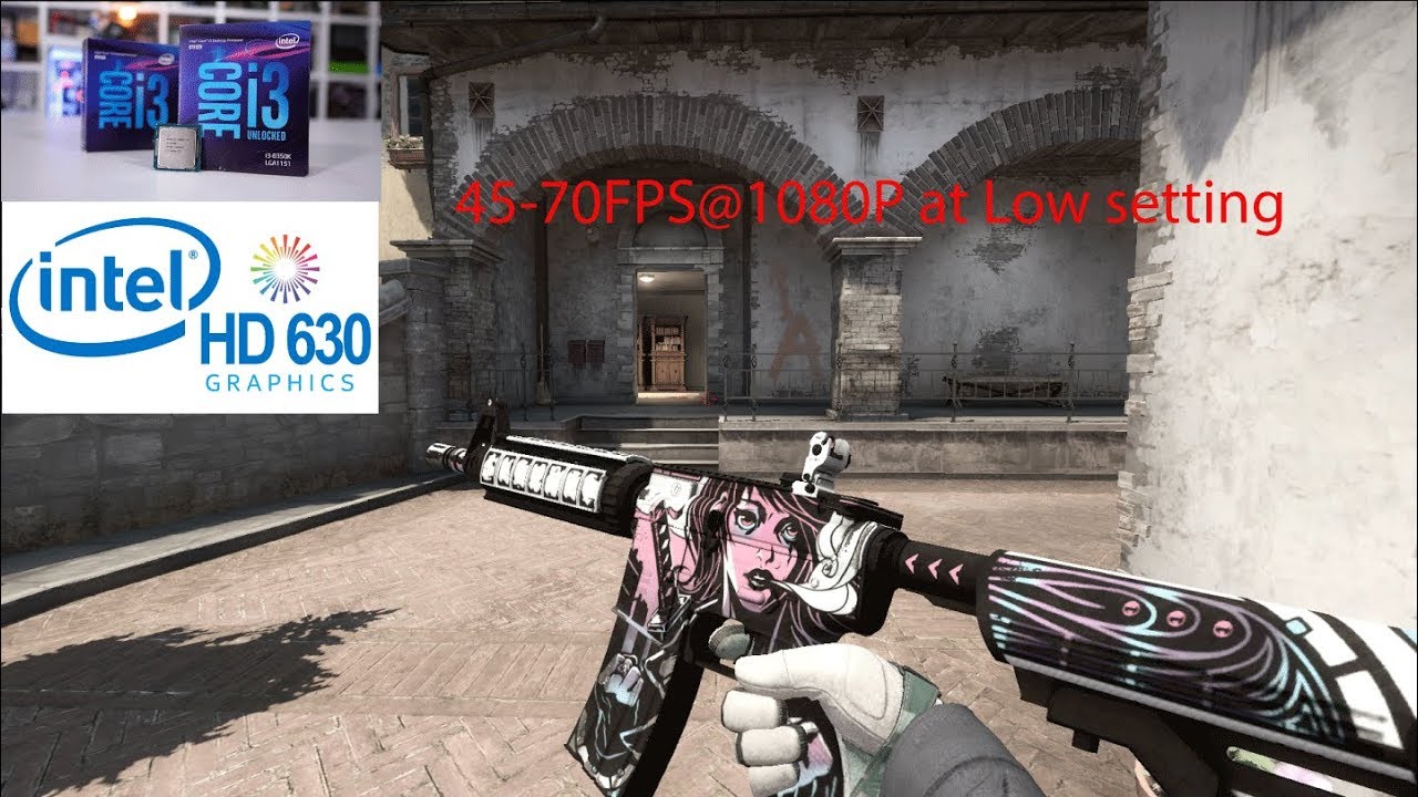[CSGO] Core i3 8100 Intel HD Graphic 630 Test - YouTube