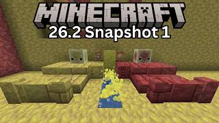 New Blocks, Sulfur Cube, Cube Archetypes, Vulkan | Minecraft 26.2 Snapshot 1