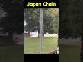 In Japan, chains are used instead of pipes in certain places.⛓️#shorts