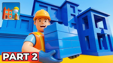 Pro Builder 3D Gameplay Part 2 – BUILDING BRICK MANSION | New Upgrade (Android/iOS)