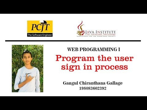 Web Project Task 03 | eshop - web programming 1 | Java Institute | Gangul Gallage