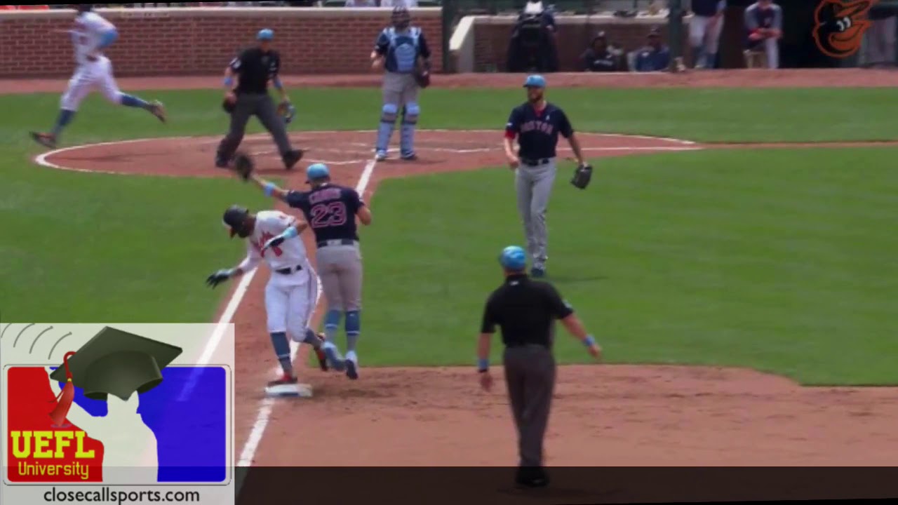 Tripp Gibson Ejects Brandon Hyde over Runner's Lane Interference in Baltimore YouTube