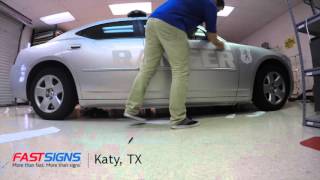 Reflective Vehicle Graphics Installation - FASTSIGNS Katy, TX