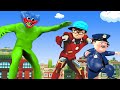 Good Nick IronMan Became Hero Protect Police vs City - Scary Teacher 3D Police Brave Fun Animation