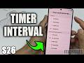 How to Change Camera Timer Interval for Multi Photo on Galaxy S26