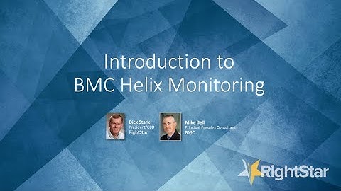 Introduction to BMC Helix Monitoring