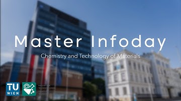 Master Infotag 2025 | Chemistry and Technology of Materials