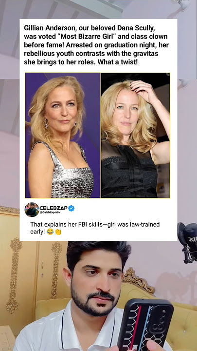 Gillian Anderson, our beloved Dana Scully, was voted 'Most Bizarre Girl.