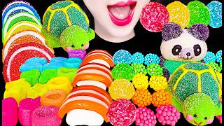 Asmr Leftover Marshmallow Jelly 캐릭터 마쉬멜로우 젤리 캔디 먹방 Mukbang, Eating