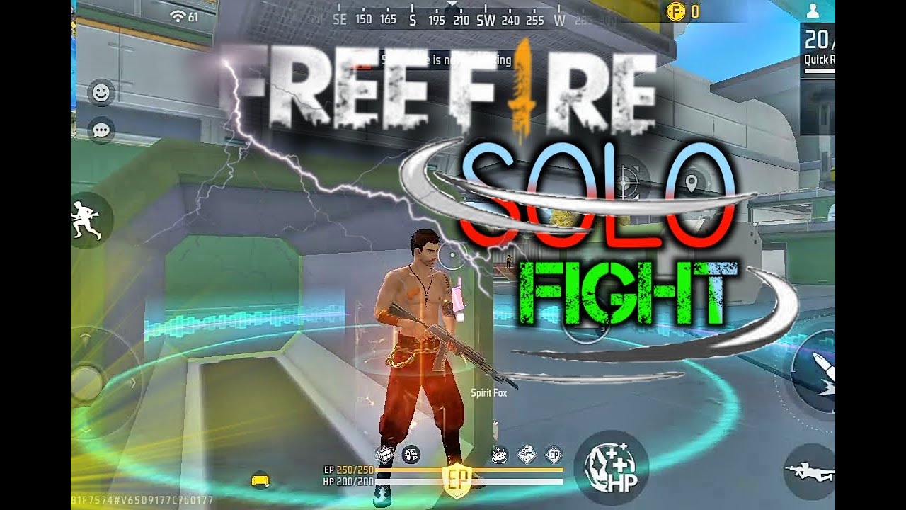 SOLO FIGHT | FREE FIRE GAME PLAY | SUPER FIGHT HARD LEVEL | - YouTube