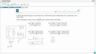 4th Grade STAAR Practice Representing an Unknown Quantity (4.5A - #15)