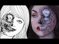 JUNJI ITO HORROR MANGA MAKEUP TUTORIAL • JackyOhhh