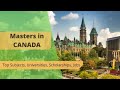 Want to study masters in canada