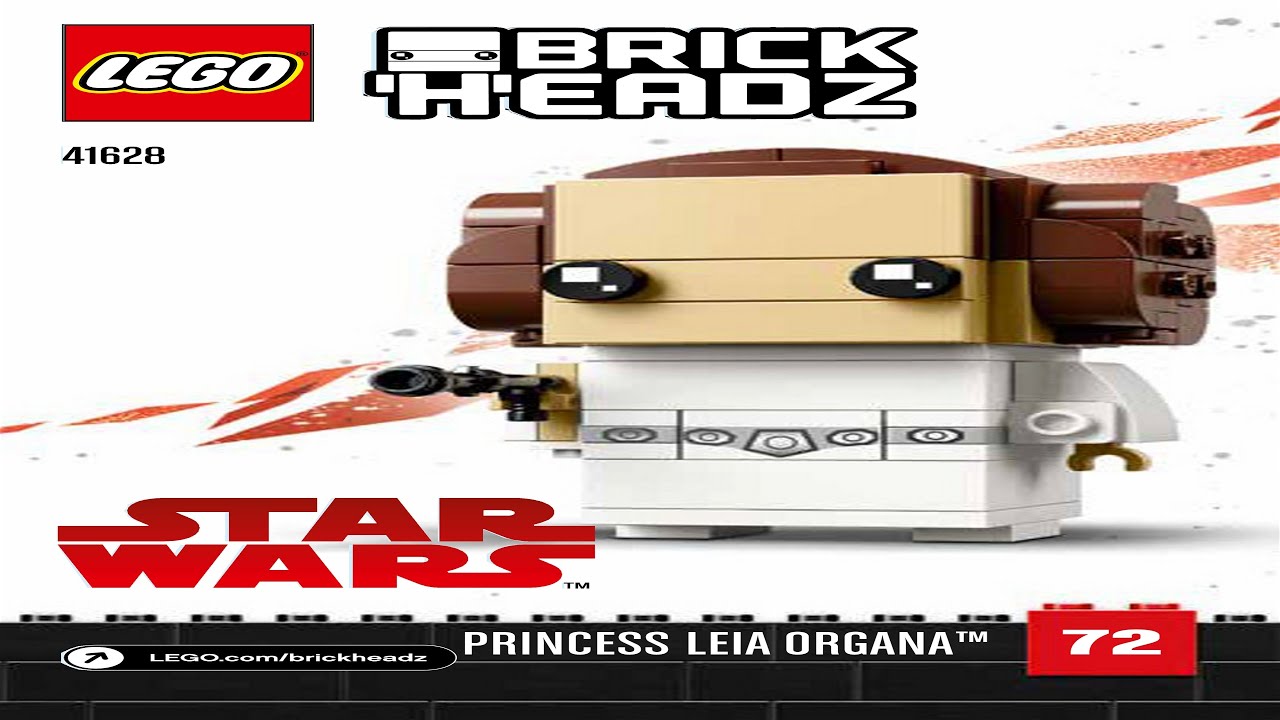 💥 LEGO instructions 💥 BrickHeadz 💥 41628 💥 Princess Leia 💥
