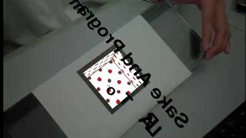 FLARToolkit sample02 (Sake And Program)