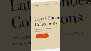 Latest Shoes Landing Page design in Figma! ππ π» Latest Shoes Landing Page design in Figma! ππ π»