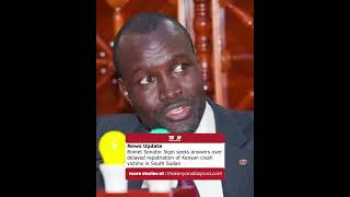 Bomet Senator Sigei seeks answers over delayed repatriation of Kenyan crash victims in South Sudan