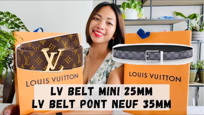 Louis Vuitton Saint-Tour Pont Neuf 35MM Women's Belt M0092 Calf Brown