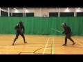 AHF Tom vs Tony longsword sparring Playback 1x normal speed
