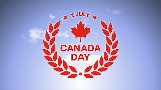 Canada Day - eCard animation - Flyby Landmarks