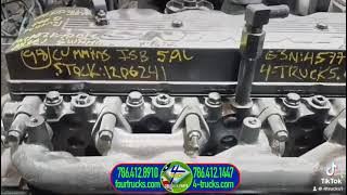 7399-1206241 - USED 1.998 CUMMINS ISB 5.9L ENGINE, 175HP, 24 VALVE