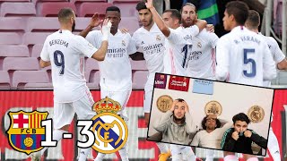 Barcelona vs Real Madrid 1-3 | El Clasico Reaction - Reacciones