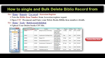 How to Single and Bulk Delete Biblio Record from Koha | Lib Power Tech