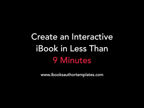 Create an Interactive iBook in Less Than 9 Minutes