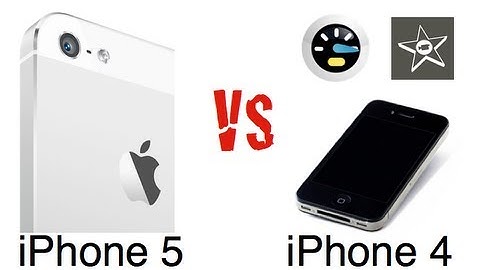 iPhone 5 VS iPhone 4 - Speed Test (iMovie Exporting, Bootup & Apps)
