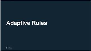 Data Quality Adaptive Rules