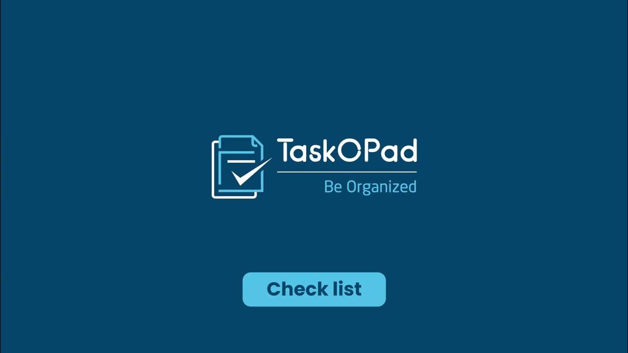 Introducing Checklist Feature in TaskOPad