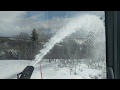 Number 39.  Snow blowing a deep driveway for some snowbirds.