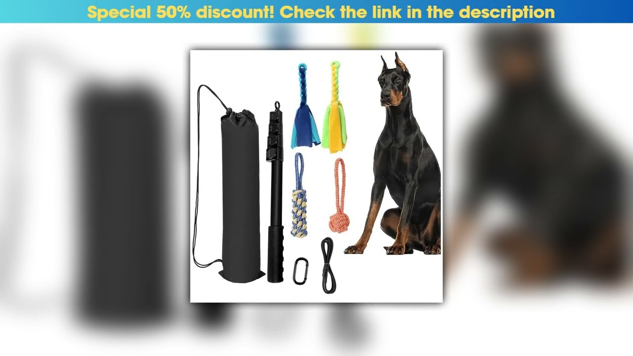 New Arrival Dog Flirt Pole For Large Dogs Interactive Dog Toy Pet Wand Dog Pole Toy Dog Teaser Wand