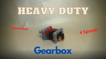Lego Super Heavy Duty 4-Speed Gearbox!