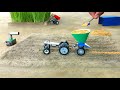 How to make tractor  machine seed spreader science project   keepvilla 