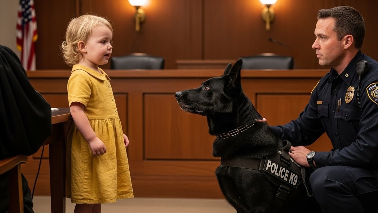 A Child’s Voice in Court Prompted a Reaction from a Police Dog
