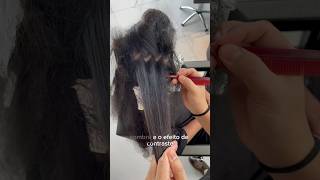 Tcnica Para Cabelos Ondulados Cacheados Zig Zag mechas cabeleireiro