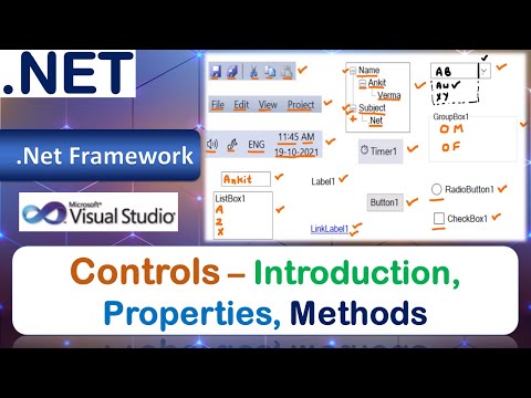 Controls | Toolbox Controls | Introduction, Properties, Methods | VB.Net