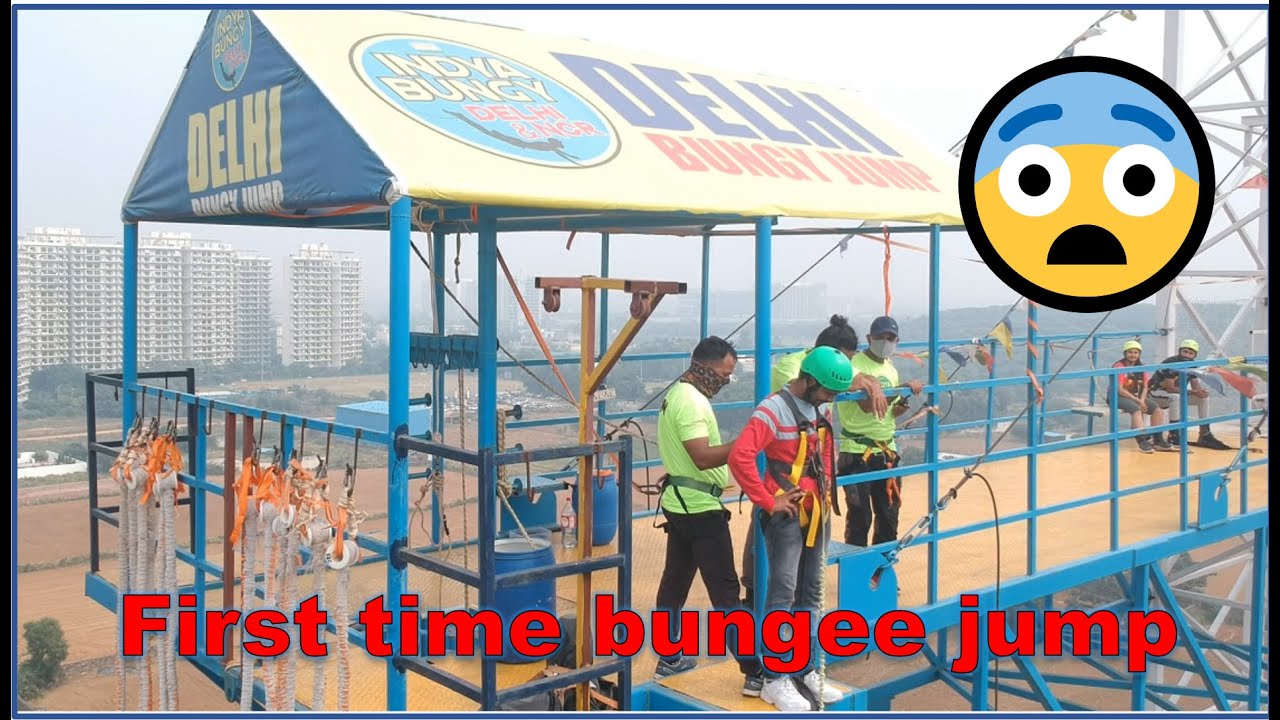 Bungee Jump || First Time Experience 😵😳 ||  Delhi-NCR