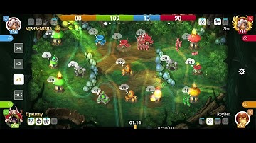 Mushroom wars 2 ffa 🤸‍♀️ 1v1v1v1