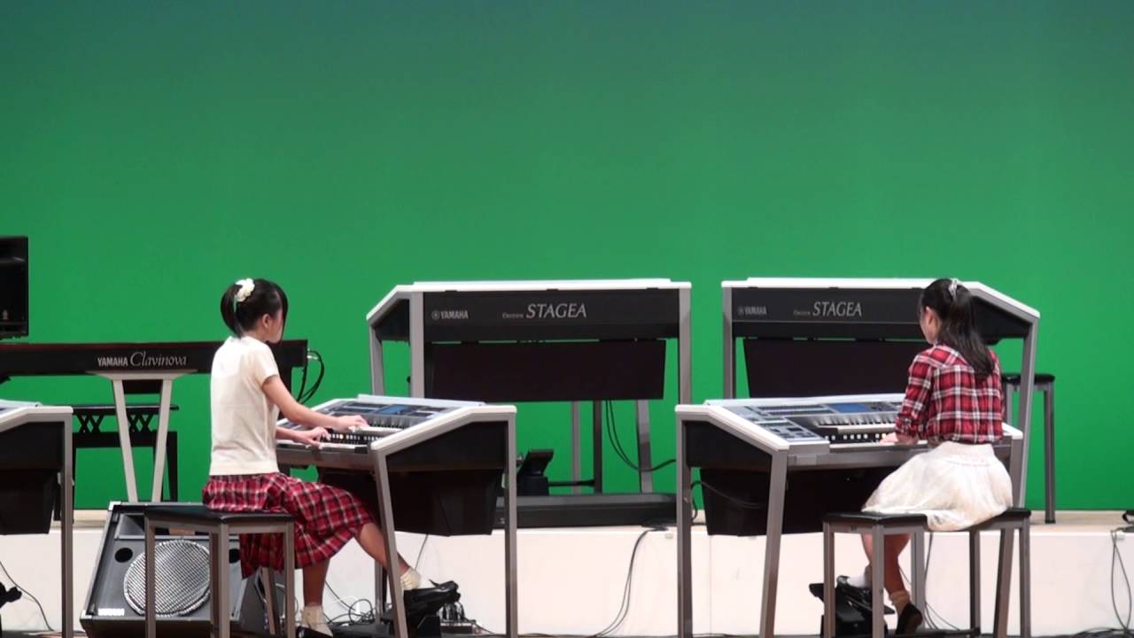 日本の唄メドレー エレクトーンアンサンブル - YouTube