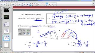 Lesson 9- 1 DILATIONS AND SCALE FACTOR