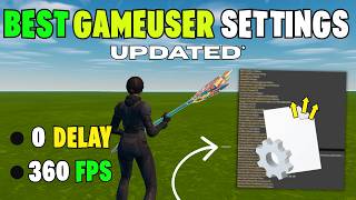 NEW Fortnite Chapter 7 BEST GameUserSettings 🔧 (0 Input Delay + MAX 360 FPS!)