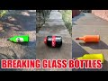 Breaking Glass Bottles & Balloon Drops 😱🔥 Crushing Crunchy & Soft Things! #asmr #satisfying