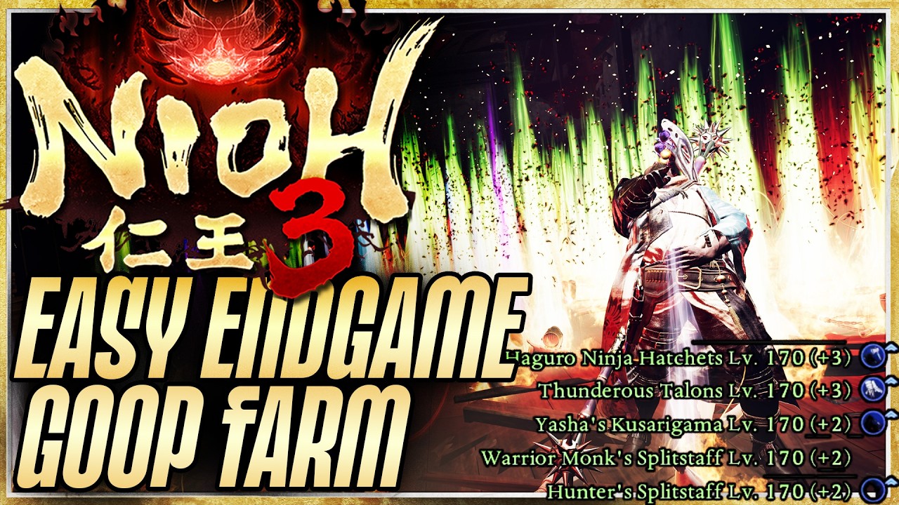 NIOH 3 | EASY CRUCIBLE WEAPON FARM (THE BLENDER) #nioh3