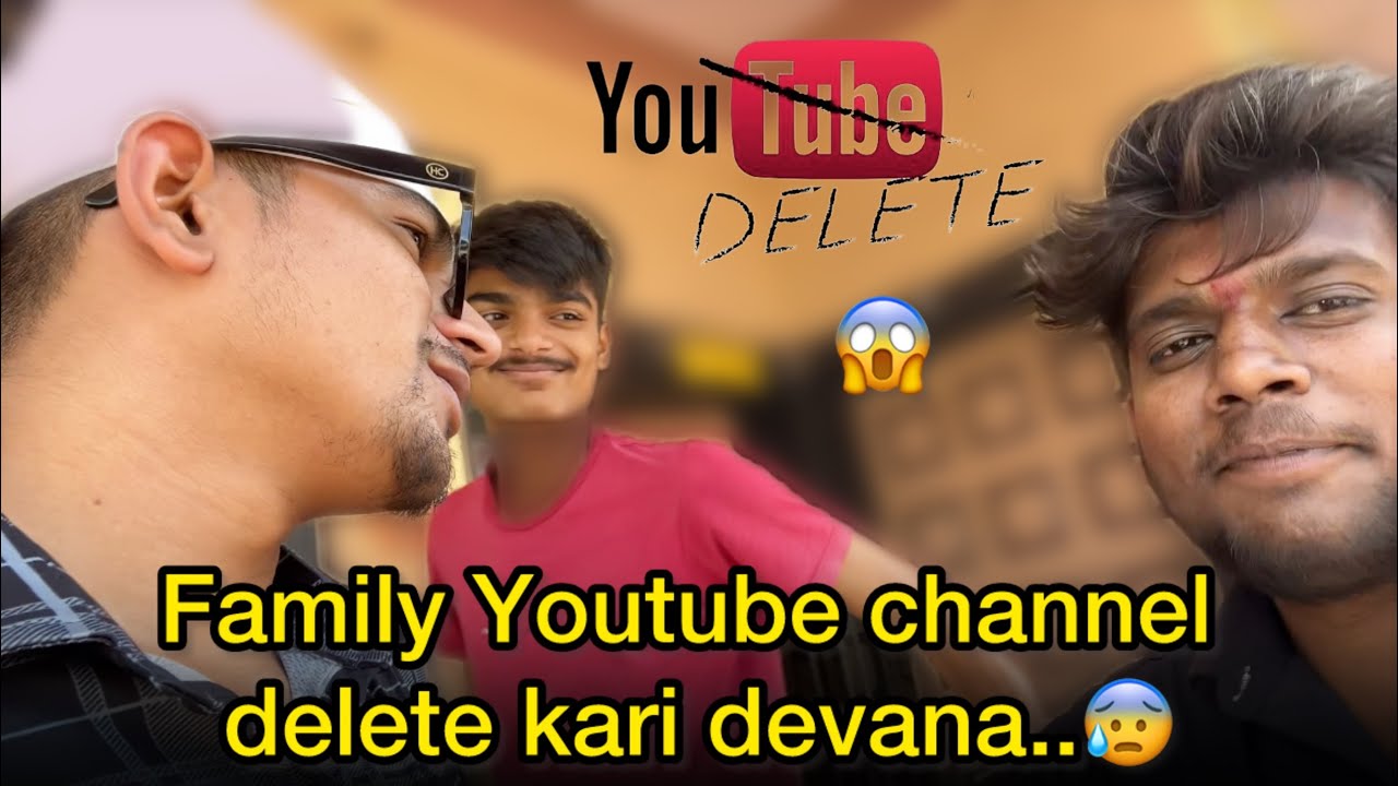 Finally ￼Youtube channel Delete thai javani..😪|| Aaje to King ni birthday che..☺️ || Patel Aakash. 