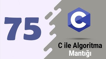 Ders 75 C Programlamada Dizi Değerlerini Küçükten Büyüğe Sıralama
