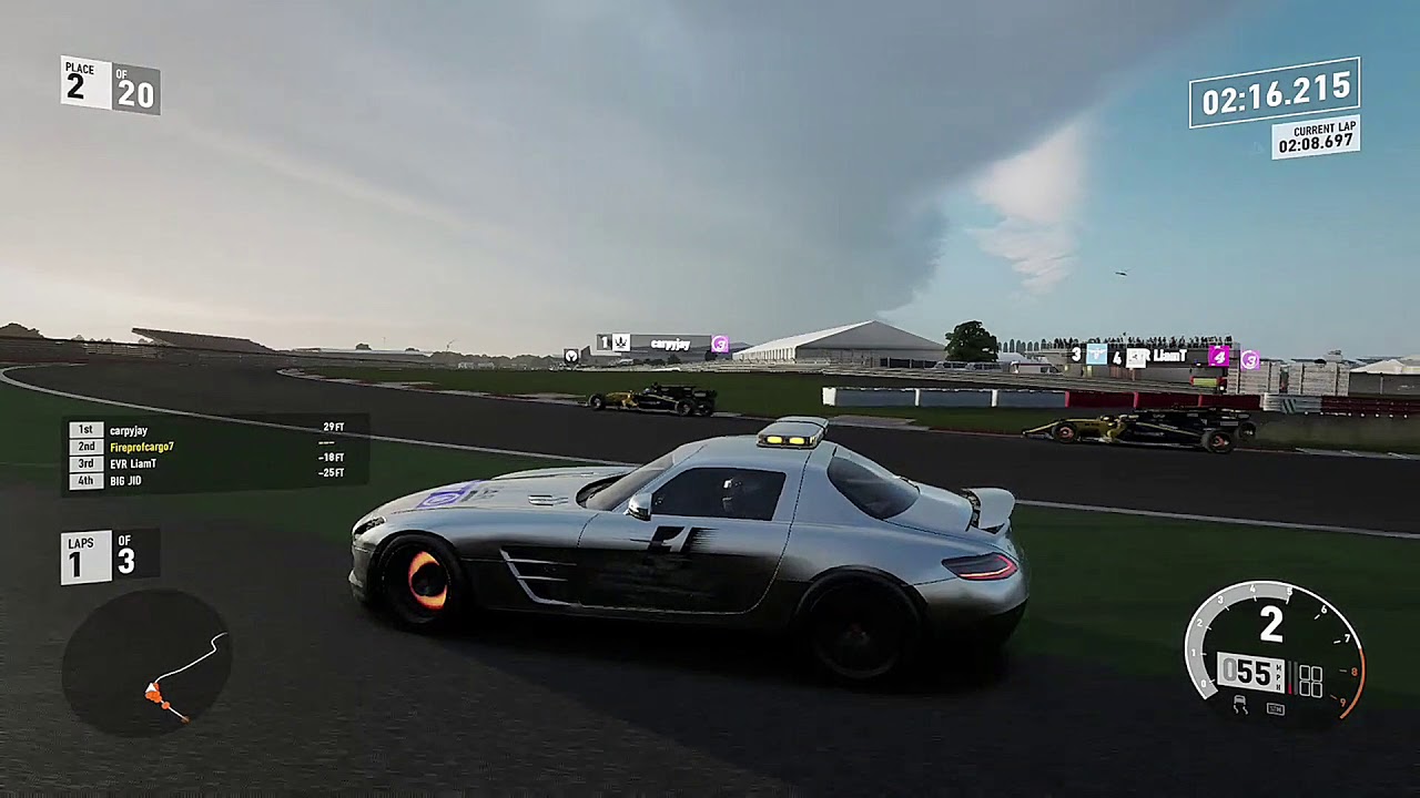 Forza Motorsport 7 F1 Safety Car With AR12 Gaming at Silverstone (AR12 Stream POV)