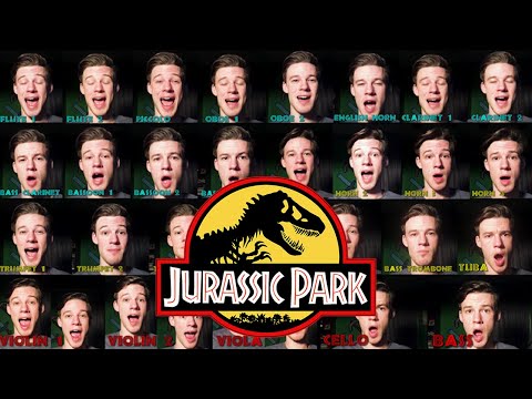 I sing the ENTIRE orchestra in the Jurassic park theme (Voice Orchestra)